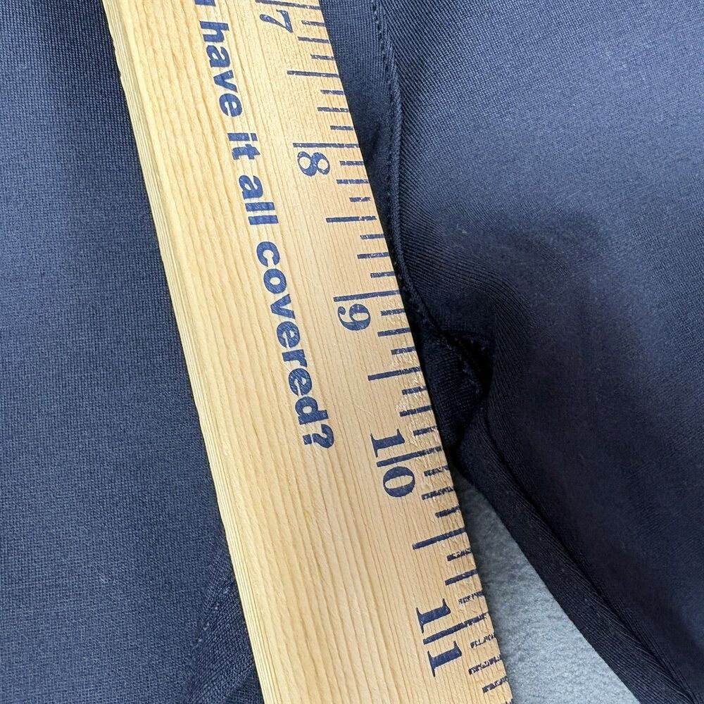 Betabrand Dress Pant Yoga Pants Size MP Medium Petite Navy Blue Bootcut Stretch - Picture 8 of 9
